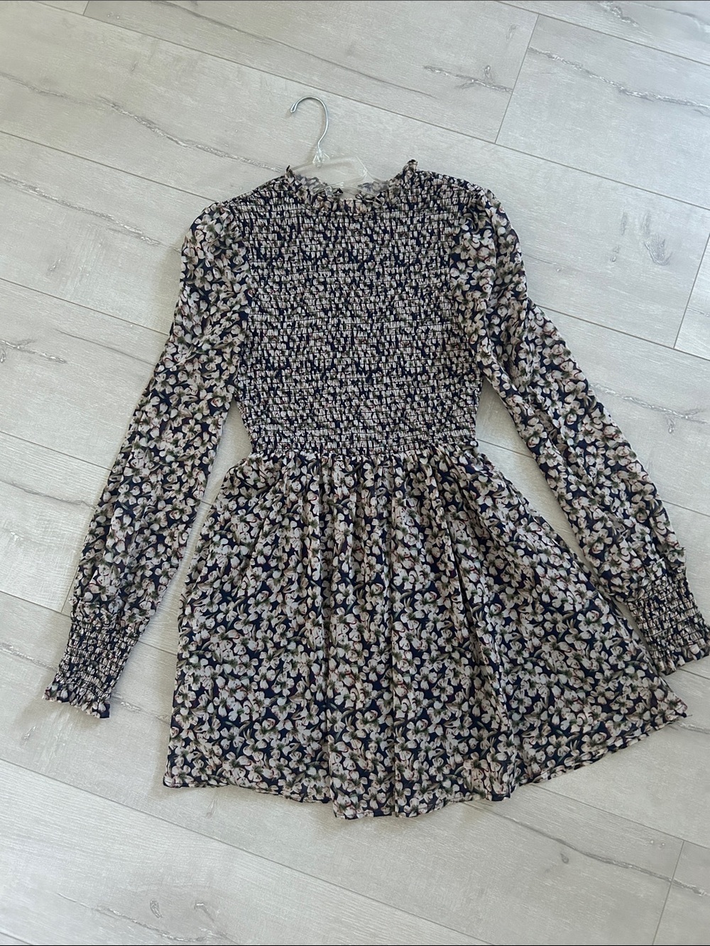 Lulu’s Floral Smocked Top Dress